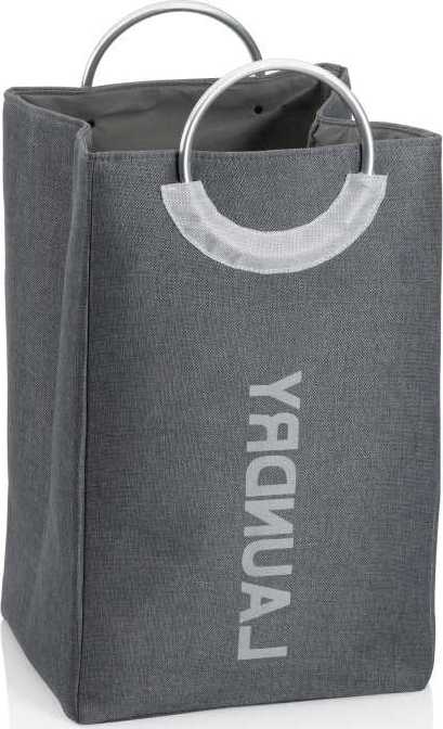 Kela Koš na prádlo Palma 100% polyester žula šedá