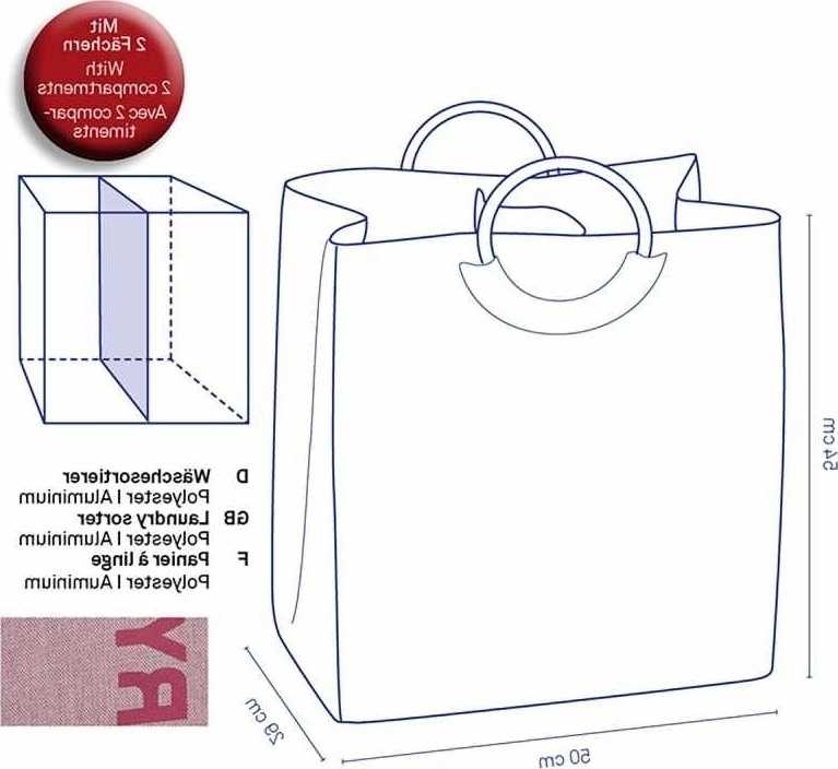 Kela Taška na prádlo Palma 100% polyester tmavě růžová