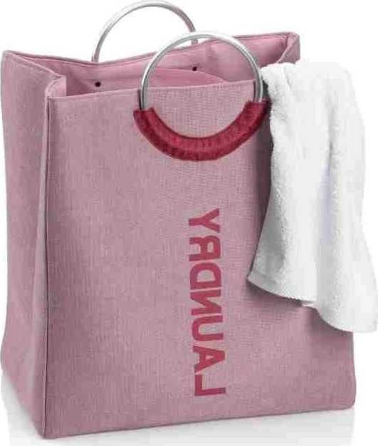 Kela Taška na prádlo Palma 100% polyester tmavě růžová