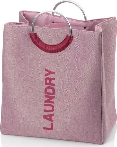 Kela Taška na prádlo Palma 100% polyester tmavě růžová