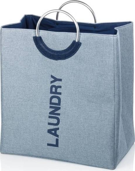 Kela Taška na prádlo Palma 100% polyester ledově modrá