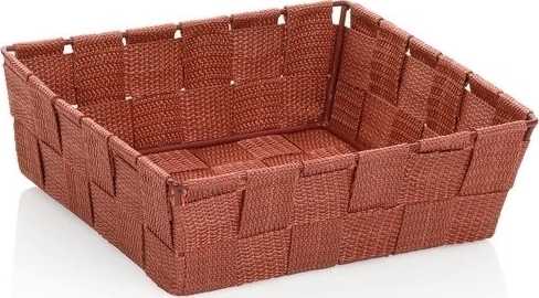 Kela Koš Alvaro 19x19 cm plast cihlová