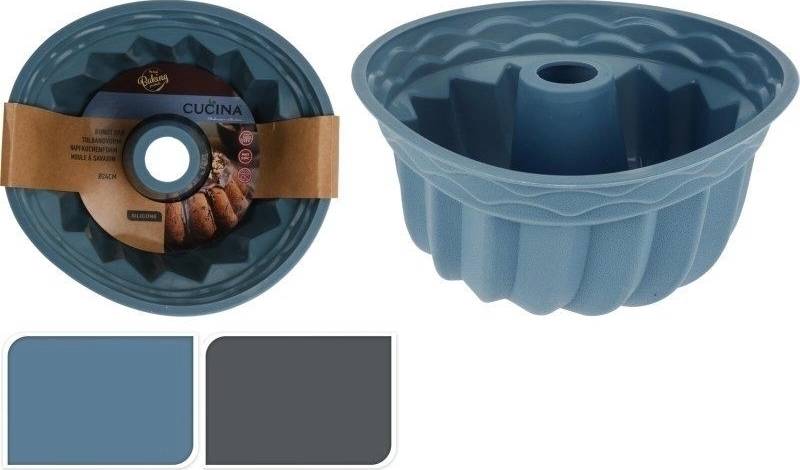 Excellent Forma na bábovku silikonová 24 cm šedá