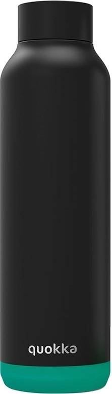 Quokka Nerezová láhev Solid 630 ml černá/zelená