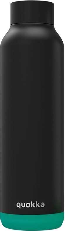 Quokka Nerezová láhev Solid 630 ml černá/zelená