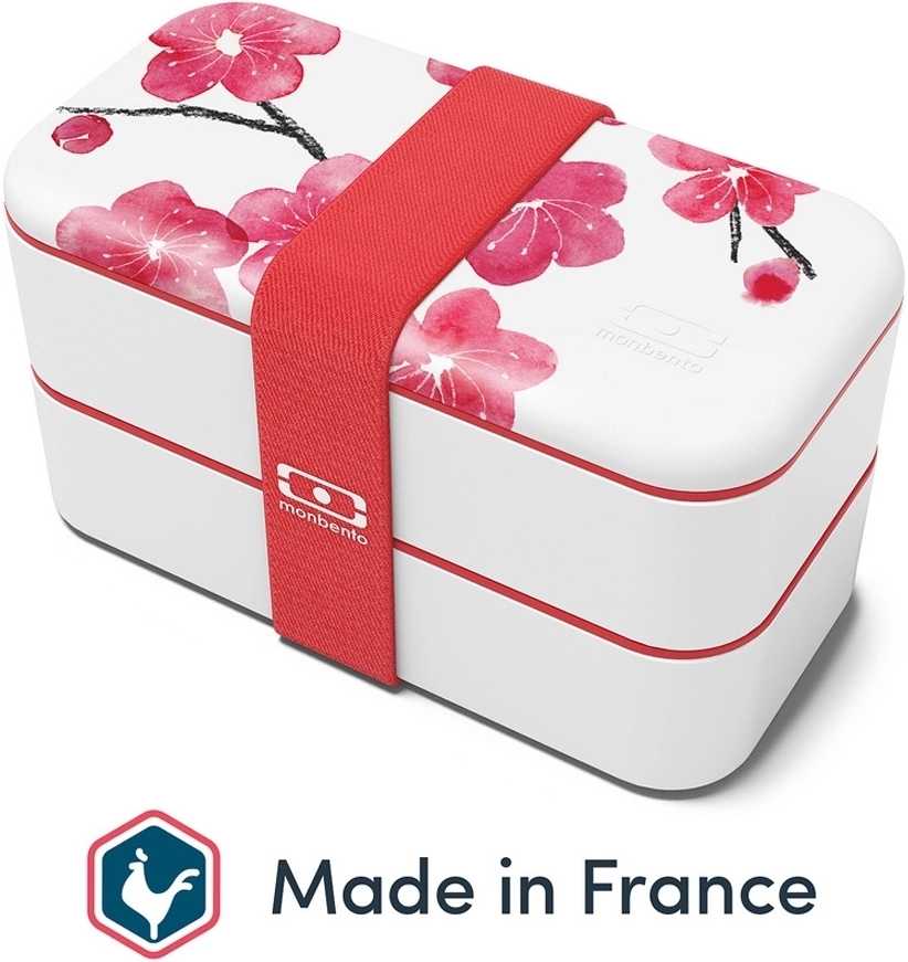Monbento Svačinový box MonBento Original Graphic | Blossom