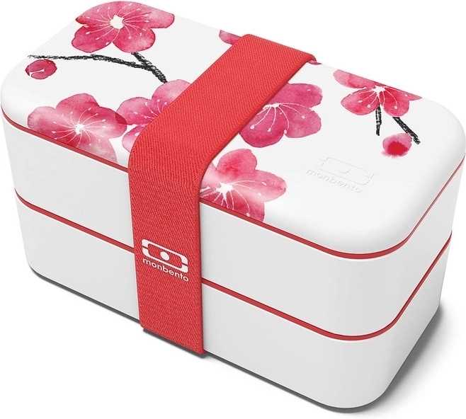 Monbento Svačinový box MonBento Original Graphic | Blossom