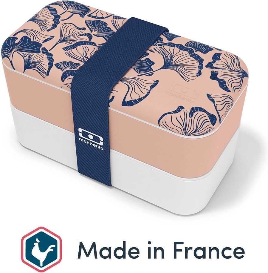 Monbento Svačinový box MonBento Original Graphic | Ginkgo