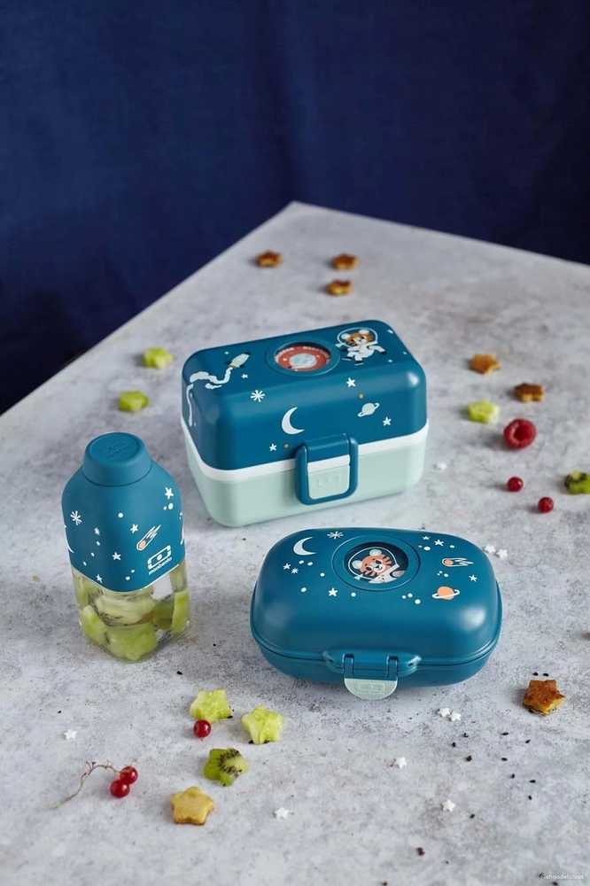 Monbento Svačinový box MonBento Gram Blue Cosmic | tmavě modrý