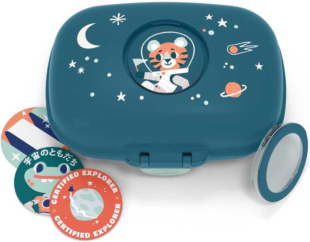 Monbento Svačinový box MonBento Gram Blue Cosmic | tmavě modrý