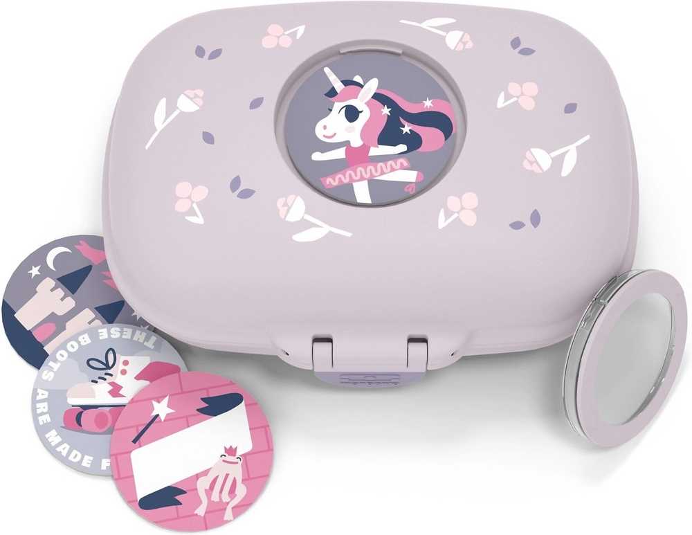Monbento Svačinový box MonBento Gram Purple Unicorn | světle fialový