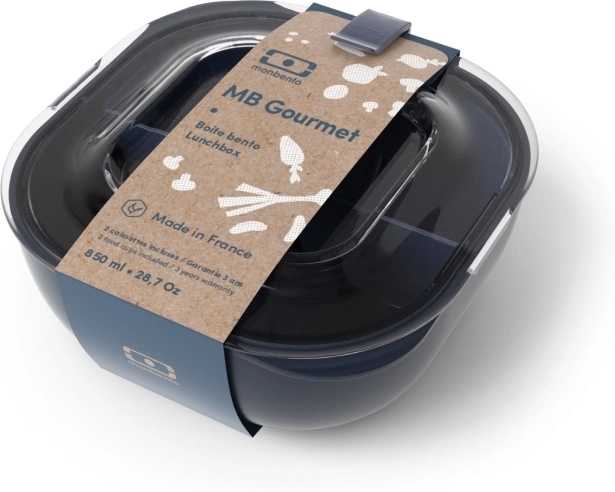 Monbento Svačinový box MonBento Gourmet M Denim | tmavě modrý