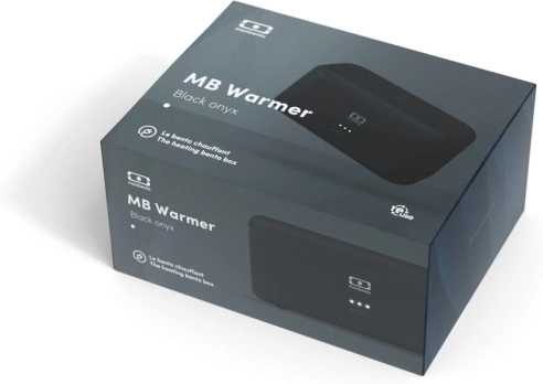 Monbento Kompaktní ohřívací svačinový box MonBento Warmer black Onyx | černá