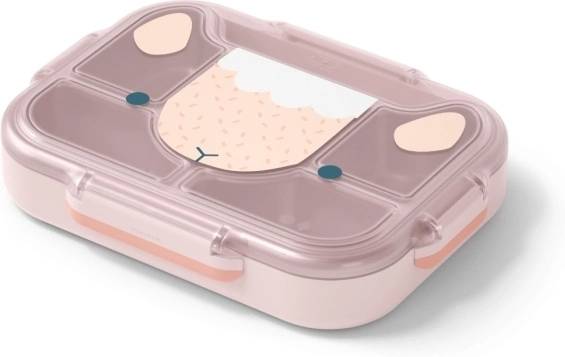 Monbento Dětský svačinový box MonBento Wonder Pink Sheep | růžová