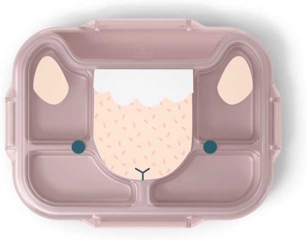 Monbento Dětský svačinový box MonBento Wonder Pink Sheep | růžová