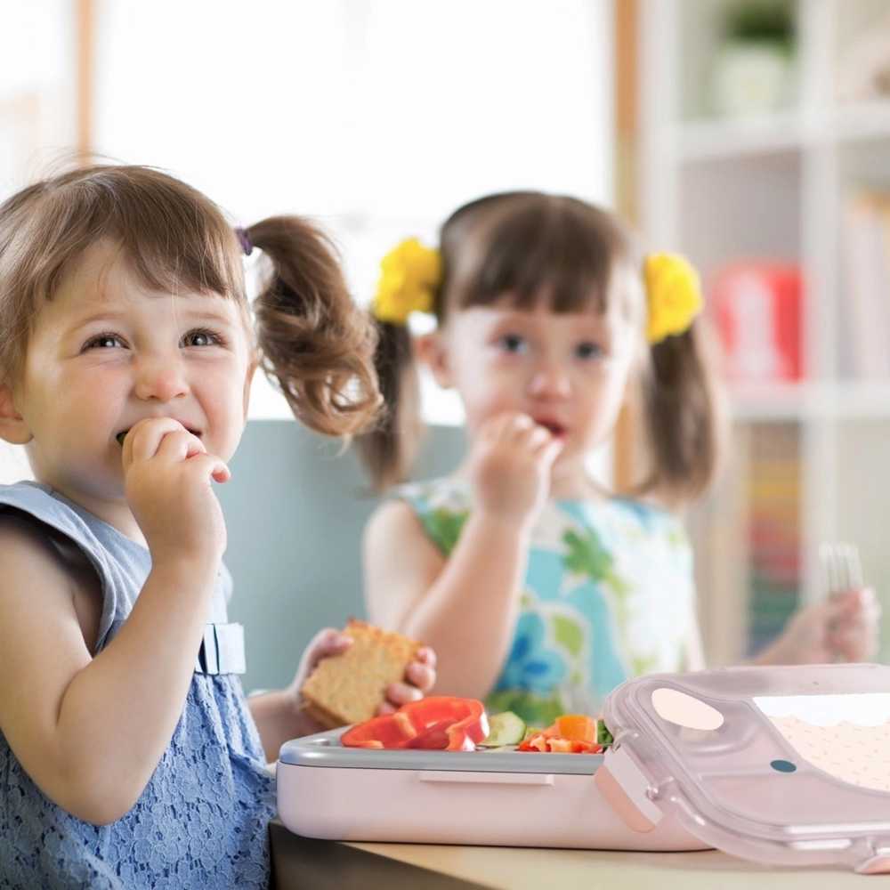 Monbento Dětský svačinový box MonBento Wonder Pink Sheep | růžová