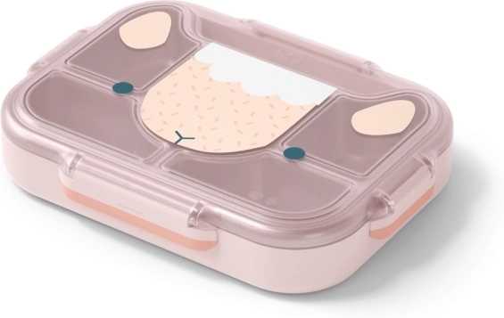 Monbento Dětský svačinový box MonBento Wonder Pink Sheep | růžová