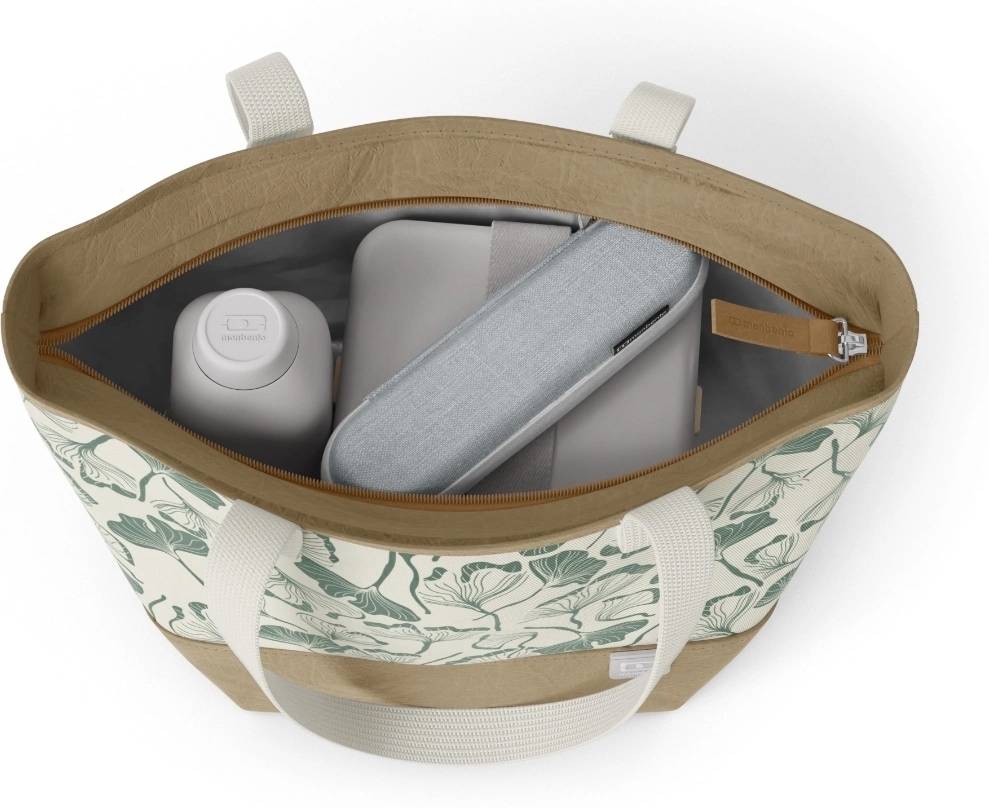 Monbento Termotaška MonBento Daily Graphic Ginkgo| béžová