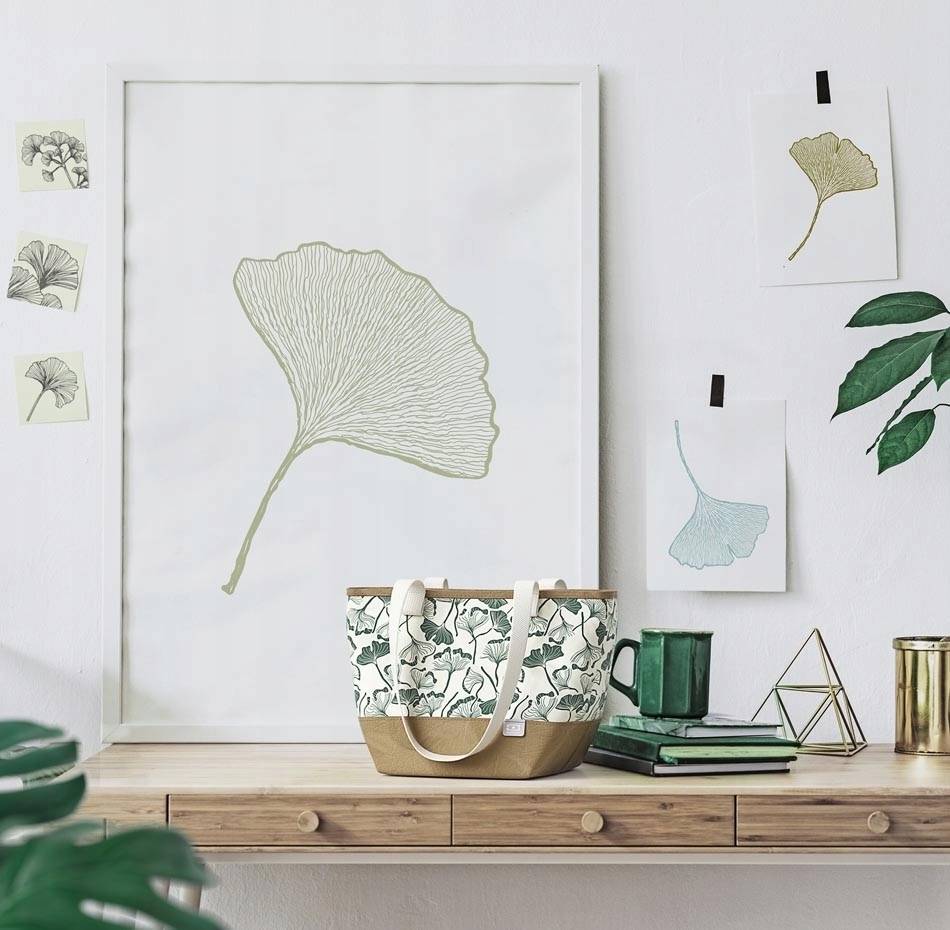 Monbento Termotaška MonBento Daily Graphic Ginkgo| béžová