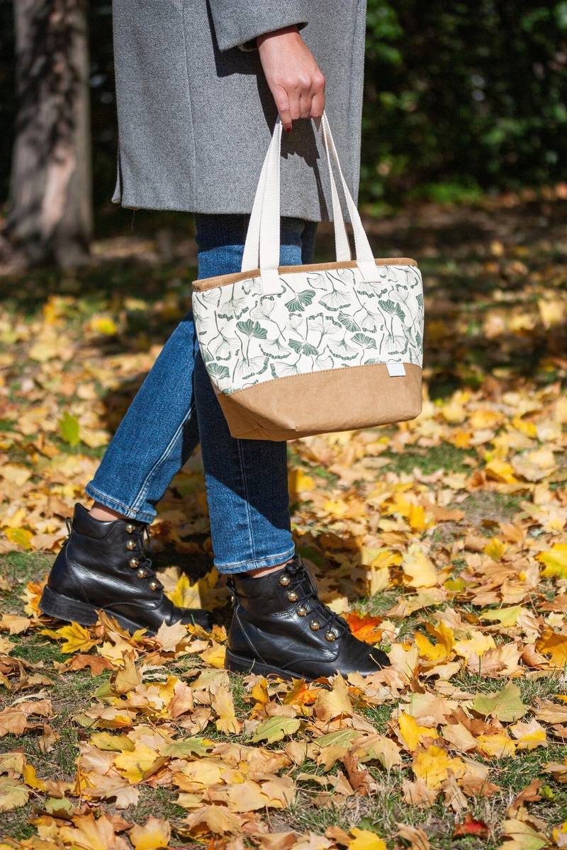 Monbento Termotaška MonBento Daily Graphic Ginkgo| béžová