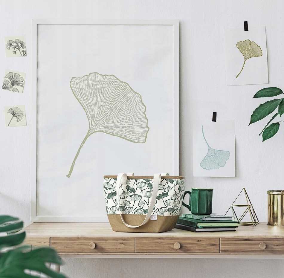 Monbento Termotaška MonBento Daily Graphic Ginkgo| béžová