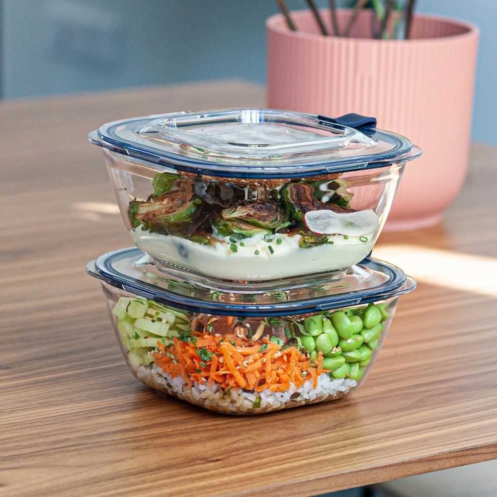 Monbento Svačinový box MonBento Gourmet L Crystal | průhledný