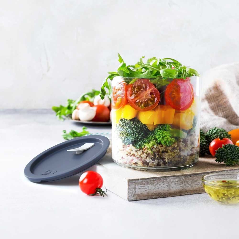 Monbento Nádoba na svačinu MonBento Jar 1000 ml | tmavě modrá