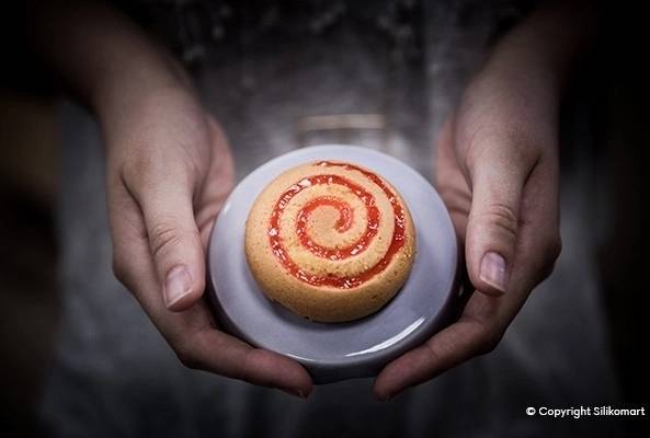 Silikomart Silikonová pečicí forma na dezerty Silikomart Mini Girotondo 6ks