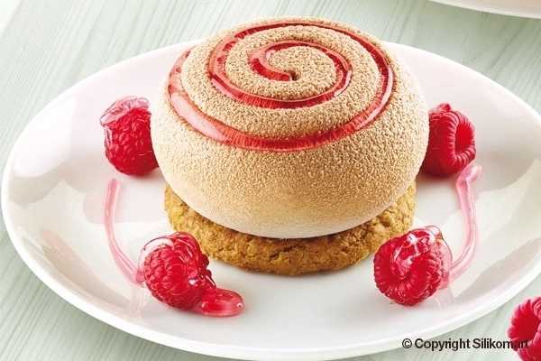 Silikomart Silikonová pečicí forma na dezerty Silikomart Mini Girotondo 6ks