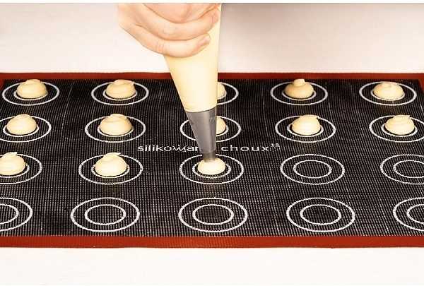 Silikomart Silikonová podložka na pečení Silikomart Air Mat Eclair & Choux 40 x 30 cm