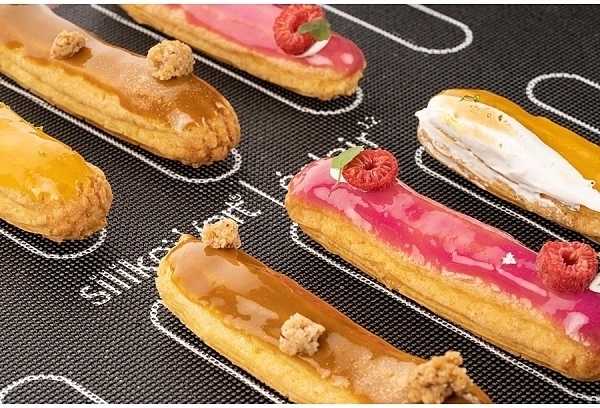 Silikomart Silikonová podložka na pečení Silikomart Air Mat Eclair & Choux 40 x 30 cm