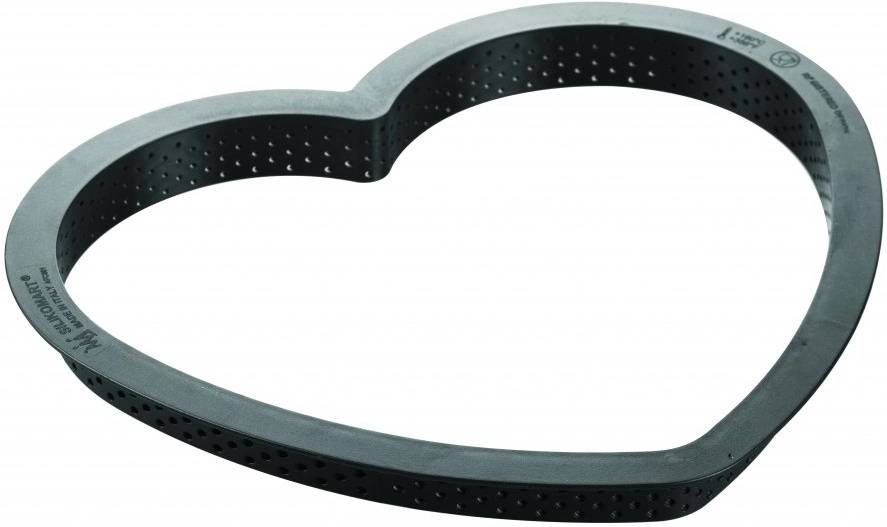 Silikomart Sada na pečení dortu s vykrajovátkem Srdce  Silikomart Kit Tarte Mon Amour