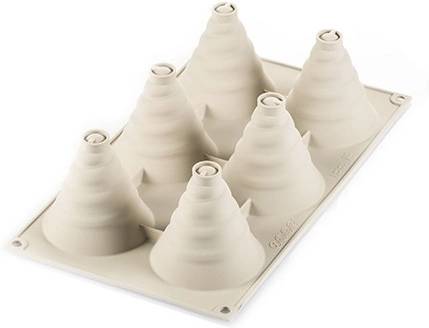 Silikomart Silikonová pečicí forma na dezerty Silikomart Soffice Incanto 6ks