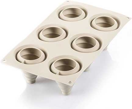 Silikomart Silikonová pečicí forma na dezerty Silikomart Soffice Incanto 6ks