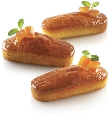 Silikomart Silikonová podložka na pečení mini koláčů Silikomart Air Plus 03 Plum Cake Mini | 2ks