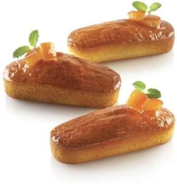 Silikomart Silikonová podložka na pečení mini koláčů Silikomart Air Plus 03 Plum Cake Mini | 2ks