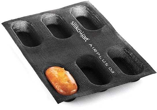 Silikomart Silikonová podložka na pečení mini koláčů Silikomart Air Plus 03 Plum Cake Mini | 2ks