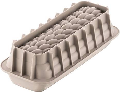 Silikomart Silikonová pečicí forma na dort Silikomart BUCHE QUENELLE