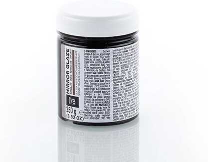 Silikomart Zrcadlová glazura Silikomart 250 g | čokoladová