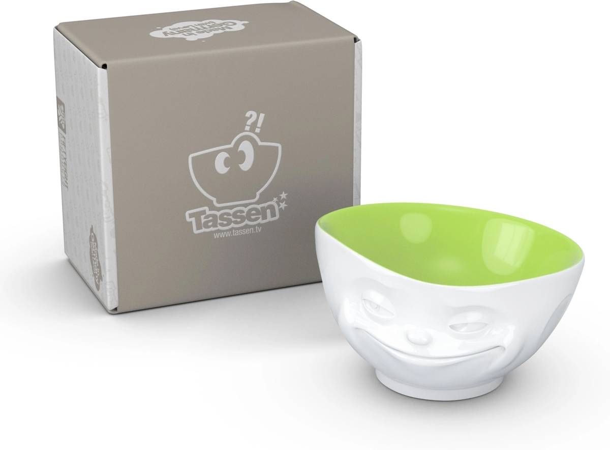 58products Porcelánová miska Tassen 58products | Smějící, pistáciová uvnitř