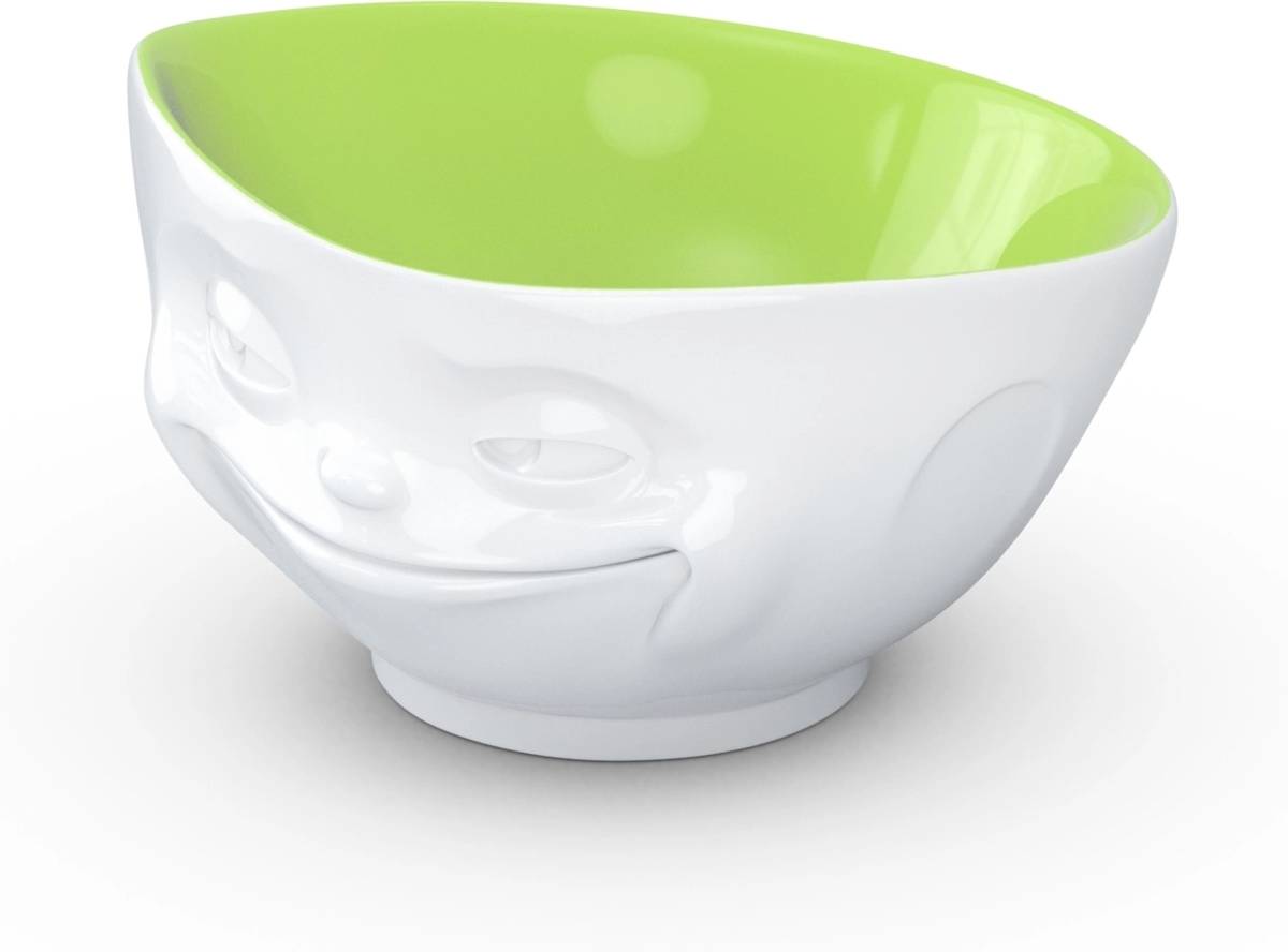 58products Porcelánová miska Tassen 58products | Smějící, pistáciová uvnitř