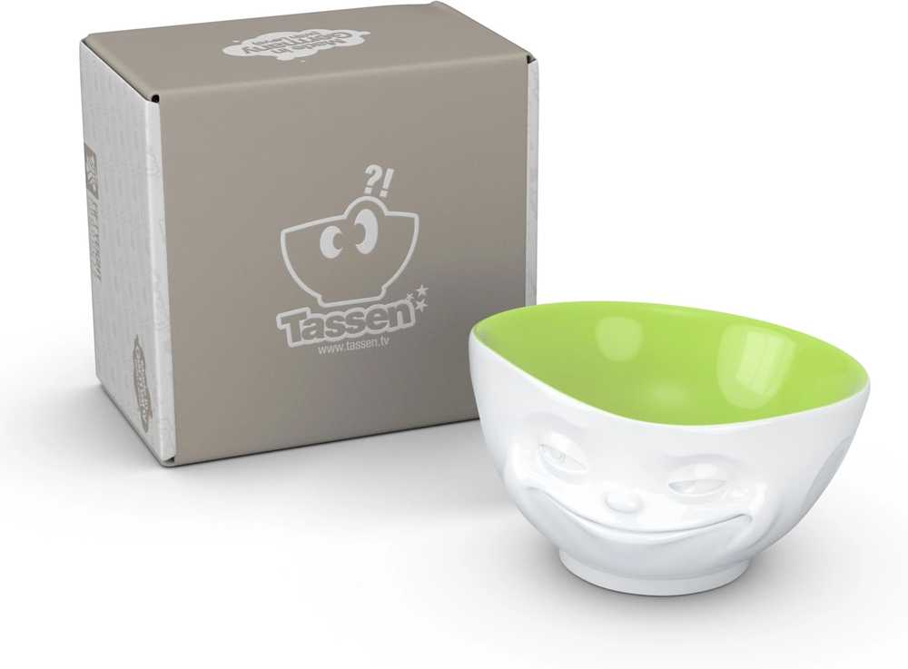 58products Porcelánová miska Tassen 58products | Smějící, pistáciová uvnitř