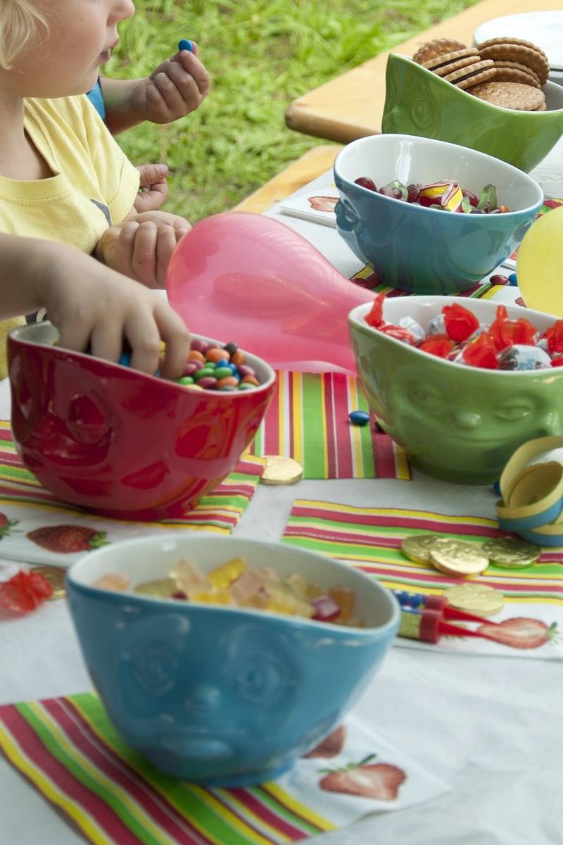 58products Porcelánová miska Tassen 58products | Líbající, červená