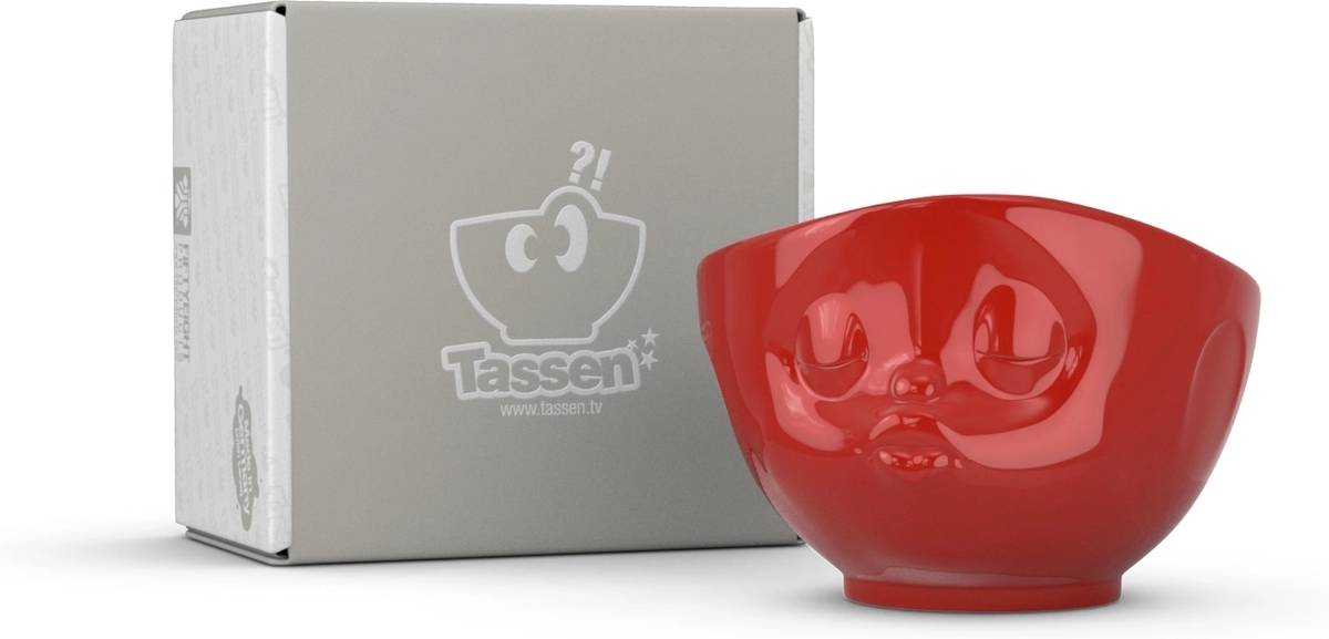 58products Porcelánová miska Tassen 58products | Líbající, červená