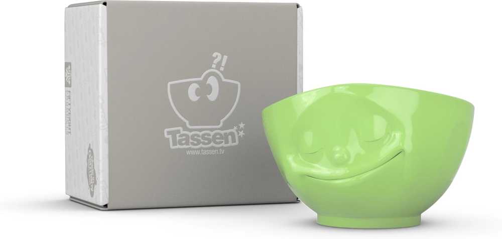 58products Porcelánová miska Tassen 58products | Šťastná, zelená