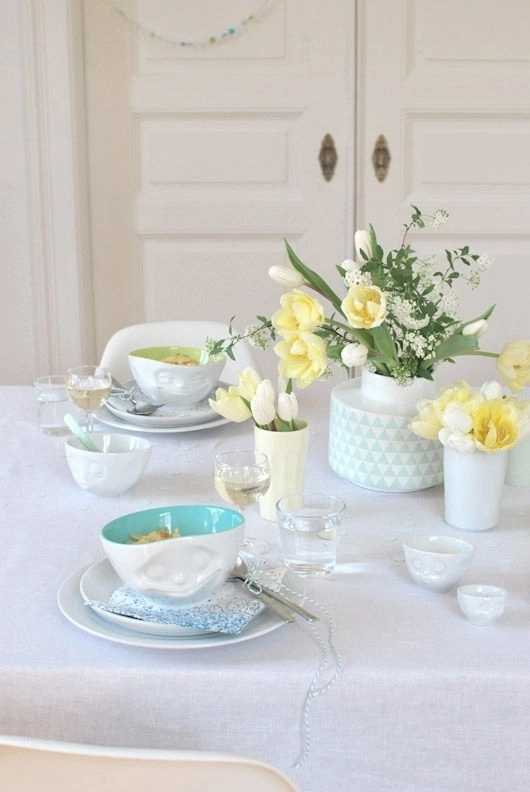 58products Porcelánová miska Tassen 58products | Šťastná, tyrkysová uvnitř