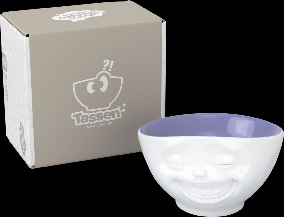 58products Porcelánová miska Tassen 58products | Výsmatá, purpurová uvnitř