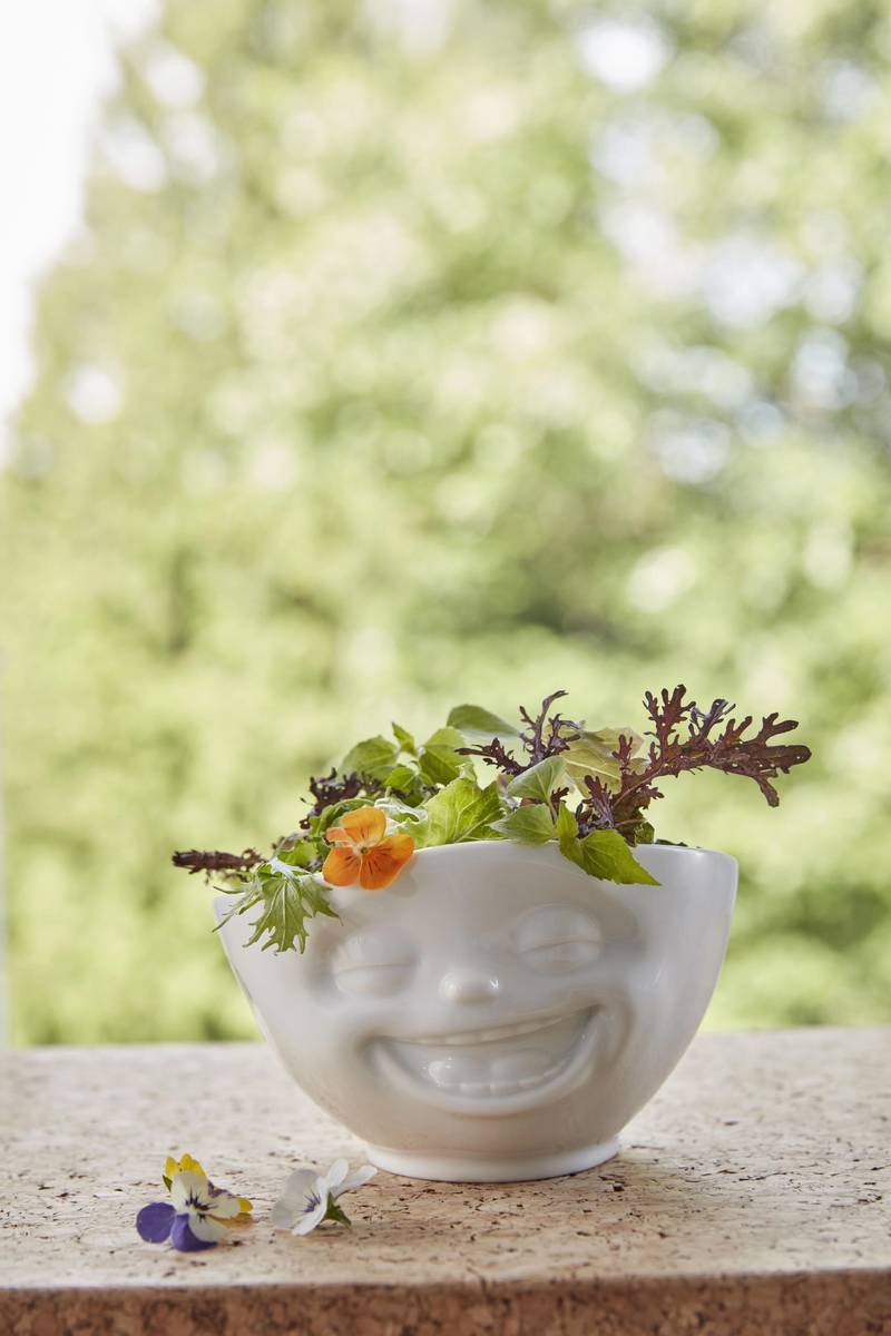 58products Porcelánová miska Tassen 58products | Výsmatá, purpurová uvnitř
