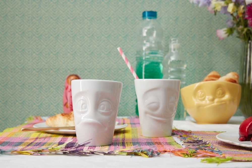 58products Porcelánový hrnek Tassen 58products | Šťastný