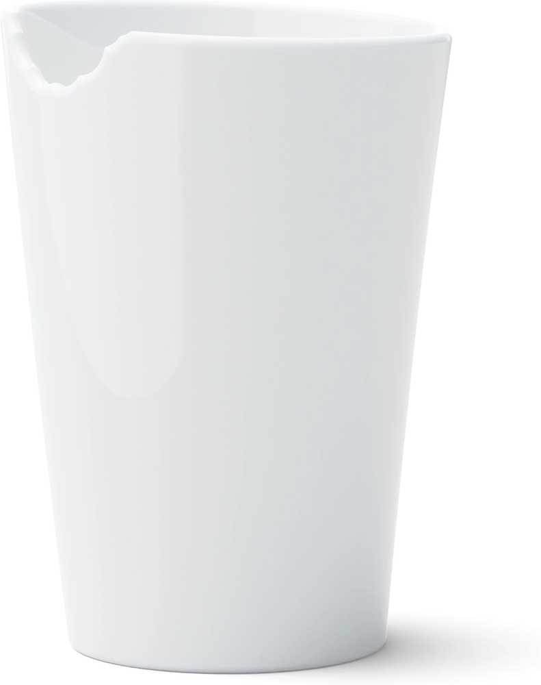 58products Porcelánový nakousnutý hrnek Tassen 58products, 400 ml | bílý